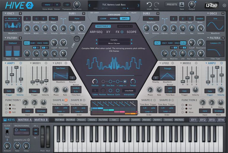 u-he – Hive 2.1.1 rev.12092 VST2, VST3, AAX x86 x64
