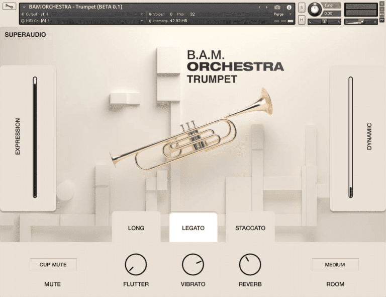 SuperAudio – B.A.M. Orchestra Trumpet (KONTAKT)