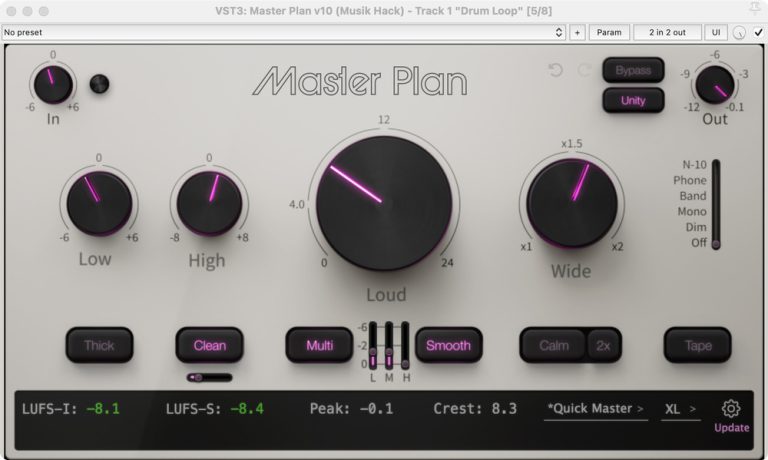 Musik Hack – Master Plan v1.5.7 VST3, AAX x64
