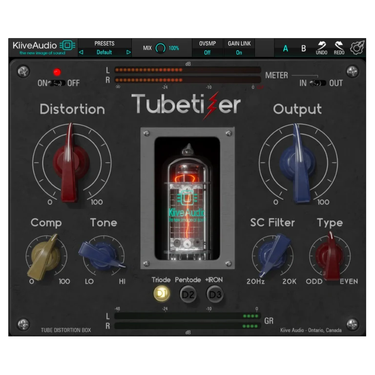 Kiive Audio – Tubetizer v1.0.0 VST3, AAX x64