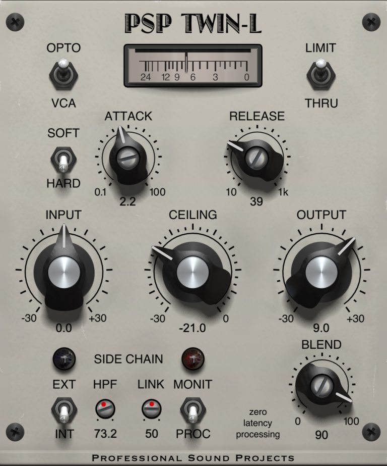 PSPaudioware – PSP Twin-L v1.2.2 VST, VST3, AAX