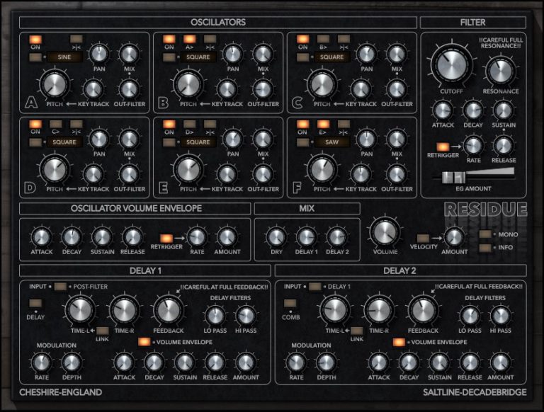DecadeBridge – Residue v1.0.0 VST3i x64-SYNTH