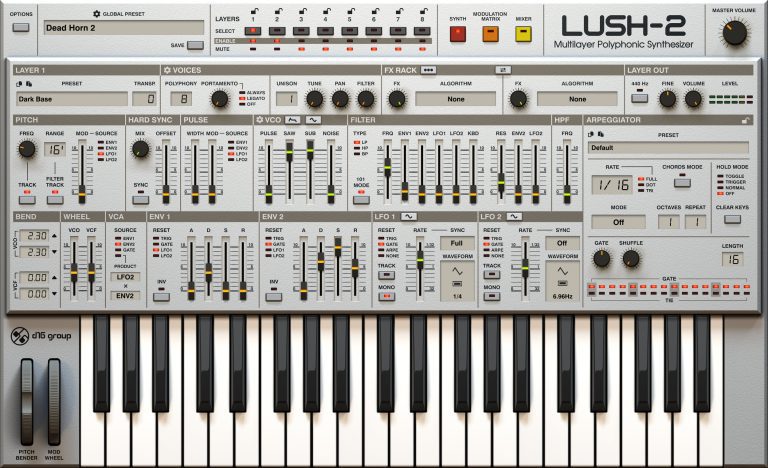 D16 Group – Lush 2 v2.0.2 VST, VST3, AAX х86 х64