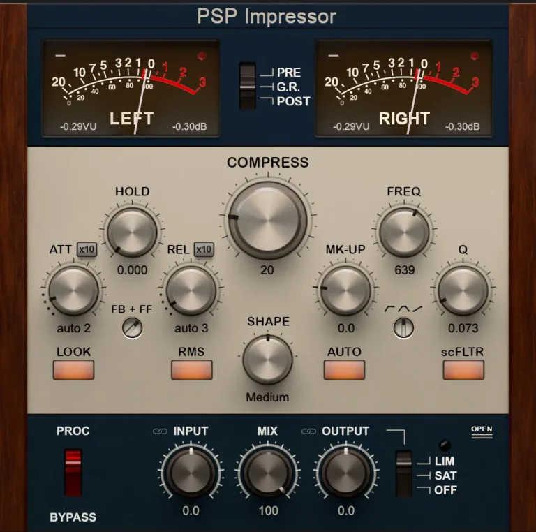 PSPaudioware – PSP Impressor 1.0.3 VST, VST3, AAX x64