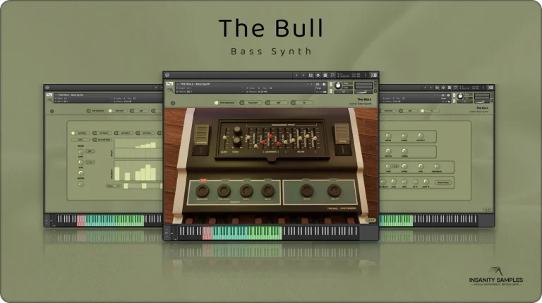 Insanity Samples – The Bull Iconic Bass Synth (KONTAKT)