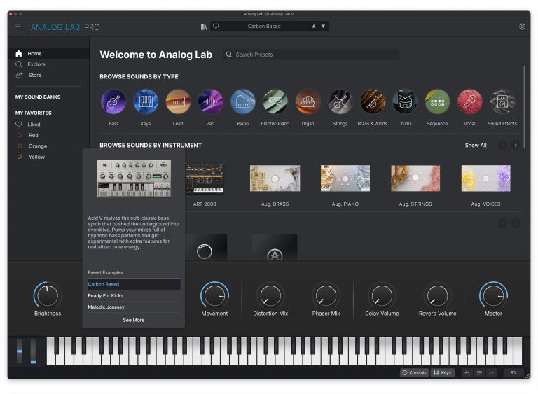Arturia – Analog Lab V Pro v5.11.0 VST, VST3, AAX, SAL x64