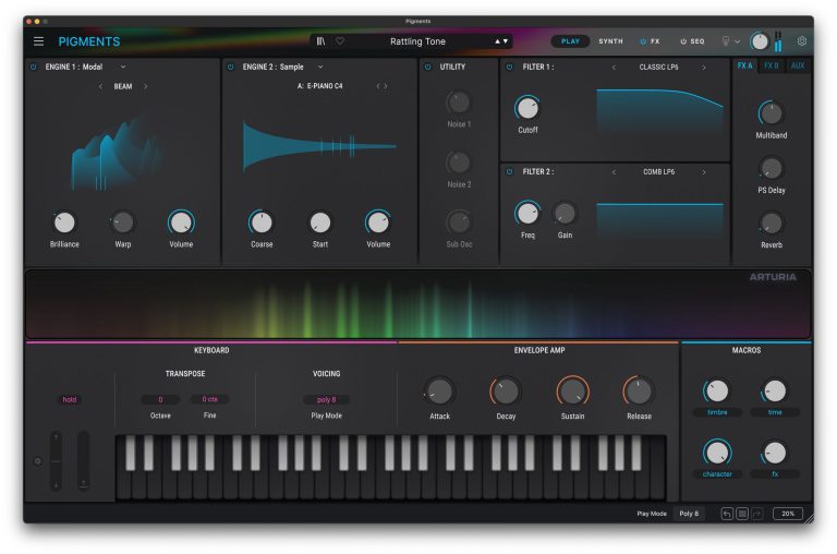 Arturia – Pigments v6.0.1 VST, VST3, AAX, SAL x64