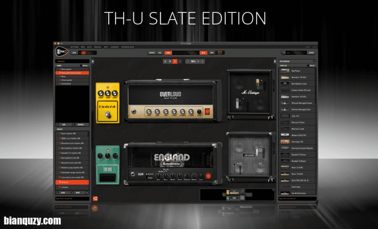 Overloud – TH-U Slate Edition v2.0.1 STANDALONE, VST, VST3, AAX x64 UNLOCKED