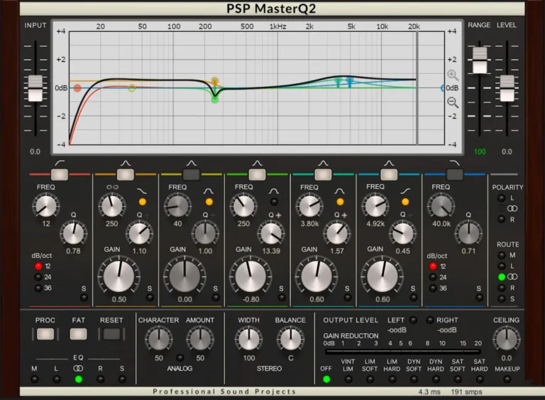 PSPaudioware – PSP MasterQ2 2.1.5 VST, VST3, AAX x64
