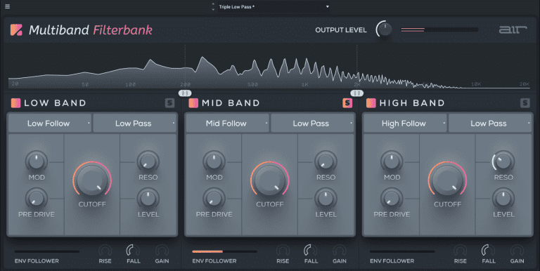 AIR Music Technology – AIR Multiband Filterbank 1.0.0.37 VST, VST3, AAX x64