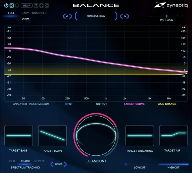Zynaptiq – BALANCE v1.0.2 VST3, AAX х64