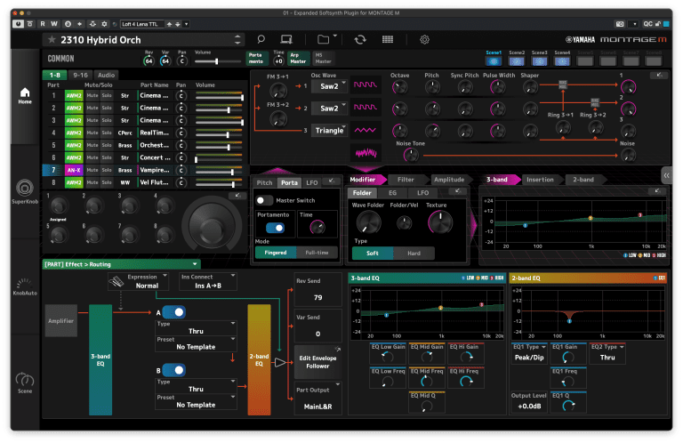 Yamaha – Yamaha MONTAGE M Expanded Softsynth Plugin (ESP) 3 3.0.0 VSTi, VSTi3 x64