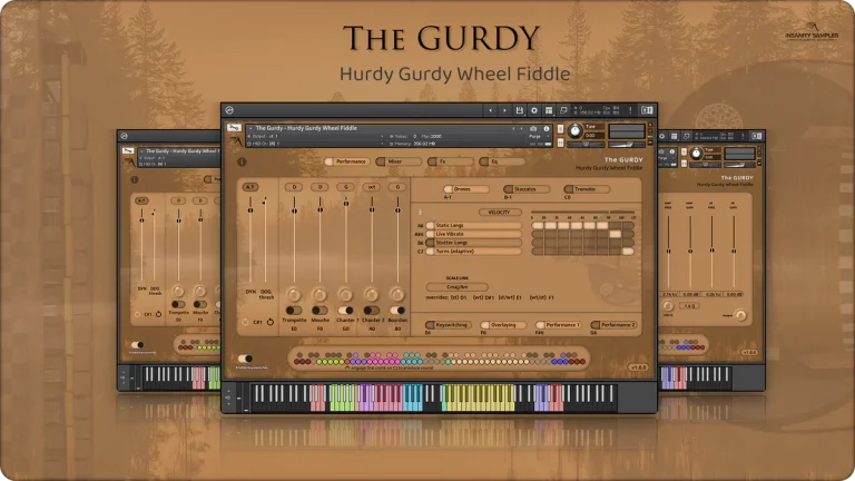 Insanity Samples – The Gurdy Hurdy Gurdy Wheel Fiddle (KONTAKT)