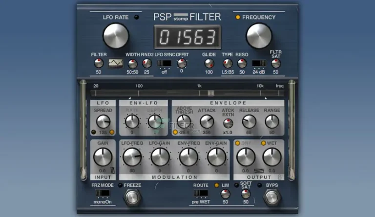 PSPaudioware – PSP stompFilter 1.2.2 VST, VST3, AAX x64