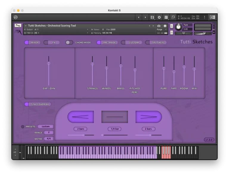Insanity Samples – Tutti Sketches The Orchestral Scoring Tool (KONTAKT)