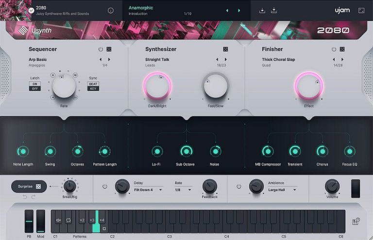 UJAM – Usynth v1.4.0 VSTi, VSTi3, AAX x64