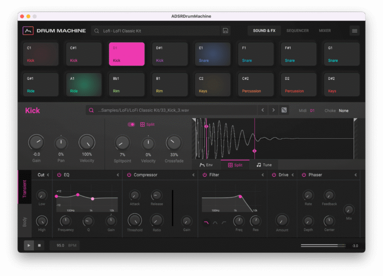 ADSR Sounds – ADSRDrumMachine 1.4.0 STANDALONE, VSTi3 x64