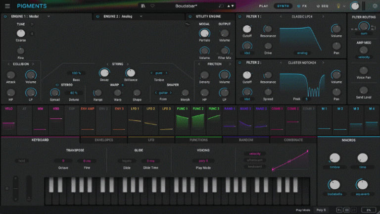 Arturia – Pigments v6.0.4 STANDALONE, VSTi, VSTi3, AAX x64