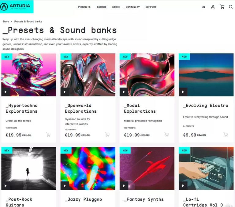 Arturia Sound Banks 2025.10 Updates Only (SOUNDBANK)