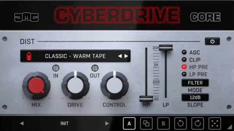 United Plugins & JMG Sound – Cyberdrive Core 1.0. VST, VST3, AAX x64 – Mixing