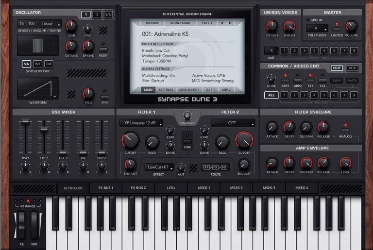 Synapse Audio DUNE 3 v3.6.5 VSTi, VSTi3, AAX x64 WINDOWS