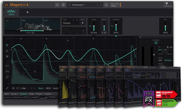 Cableguys – ShaperBox v3.6.1 VST, VST3, AAX x64