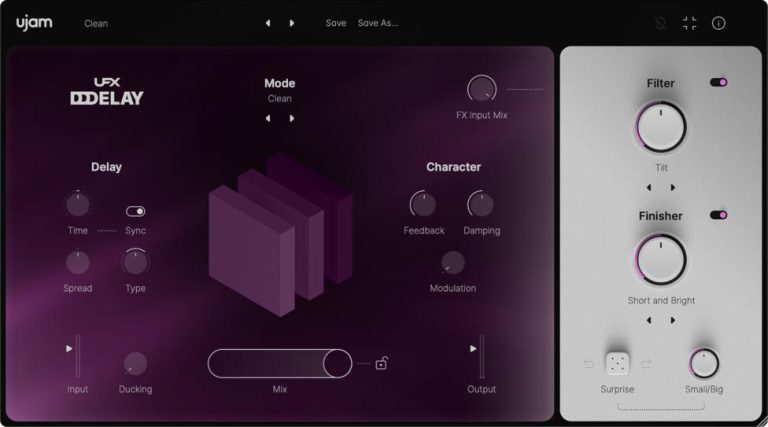 UJAM – UFX-DELAY v1.0.1 VST, VST3, AAX x64