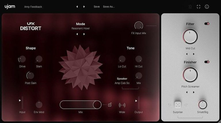 UJAM UFX-DISTORT v1.0.0-VST, VST3, AAX x64