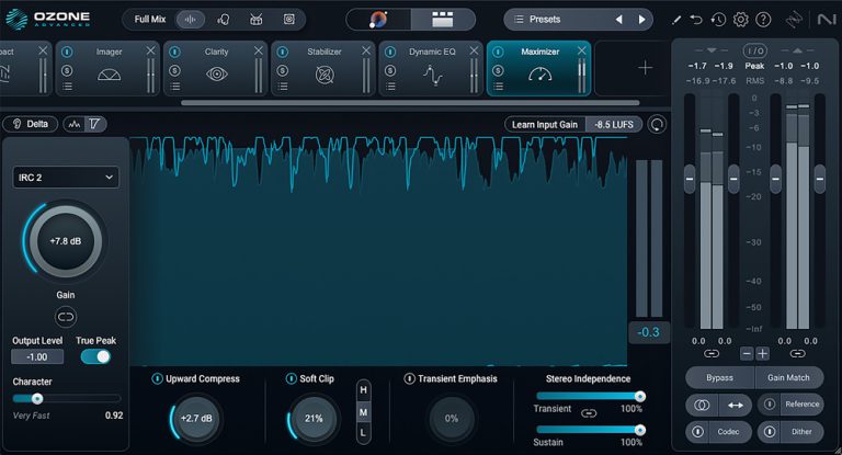 iZotope – Ozone 12 Advanced v12.1.0 VST3, AAX x64