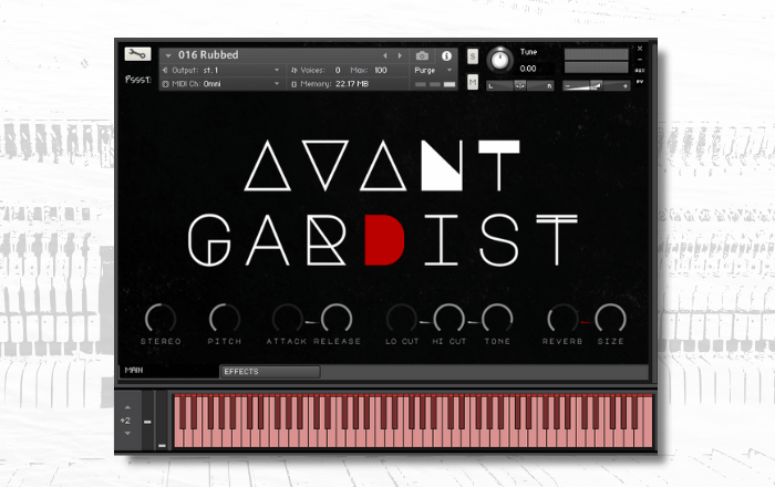 Pssst! Instruments – Avant-Gardist: Tonally Prepared Cinematic Piano