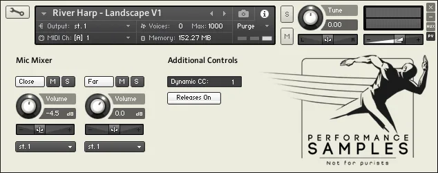 Performance Samples – River Harp KONTAKT