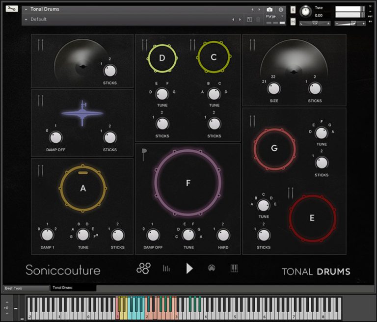 Soniccouture – Tonal Drums 1.1 (Kontakt)