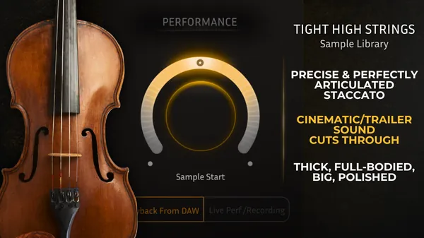Cinematic Composing – Tight High Strings KONTAKT