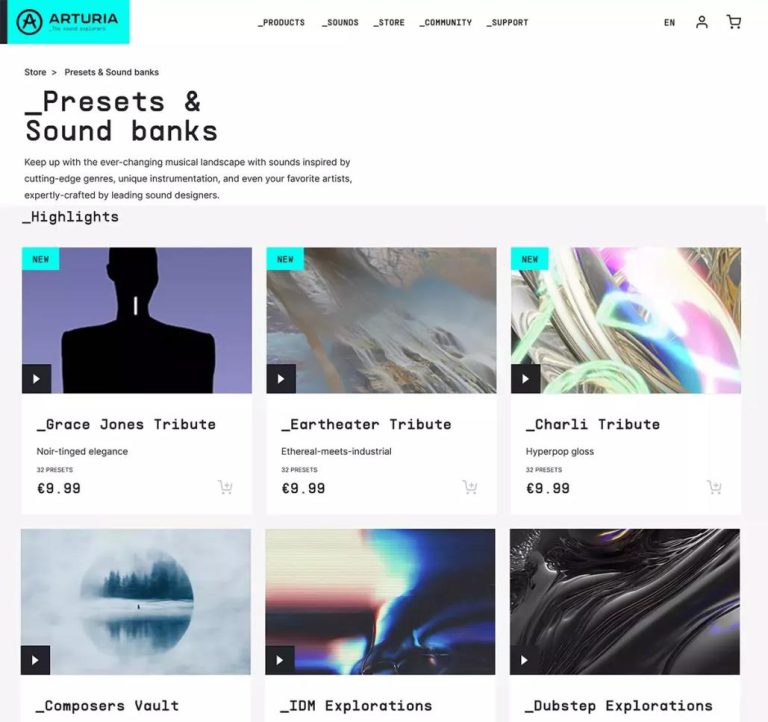 Arturia – Sound Banks 2026.3 Updates Only