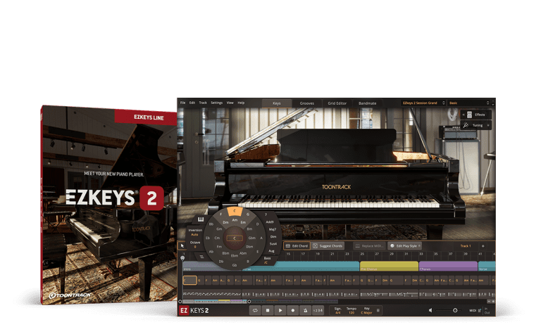 Toontrack – EZkeys v2.1.5 WIN MAC