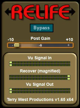 Terry West – Relife v1.65 VST, VST3 x64