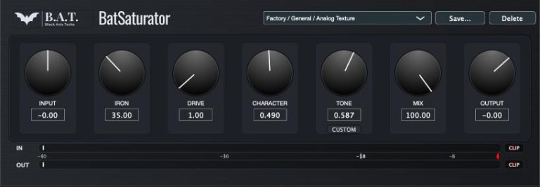 Black Arts Techs – BAT Saturator v1.0.0- VST3 x64