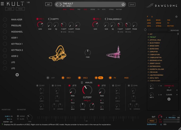 Dawesome (Tracktion Software) – Kult 1.20 VSTi3, AAX x64
