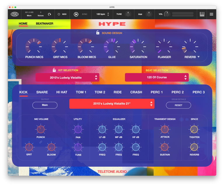 Teletone Audio – HYPE v1.0.4 VST3 AU WIN MAC